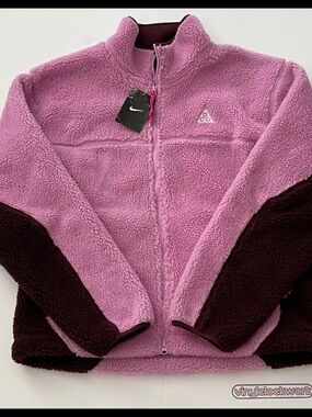 Nike ACG Therma-Fit ADV SHERPA Pink Jacket Canwell Glacier FV8653-632 Mens Small